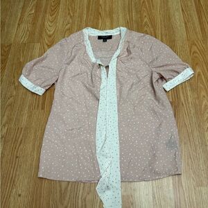 Jason Wu Blush Pink Polka Dot Blouse